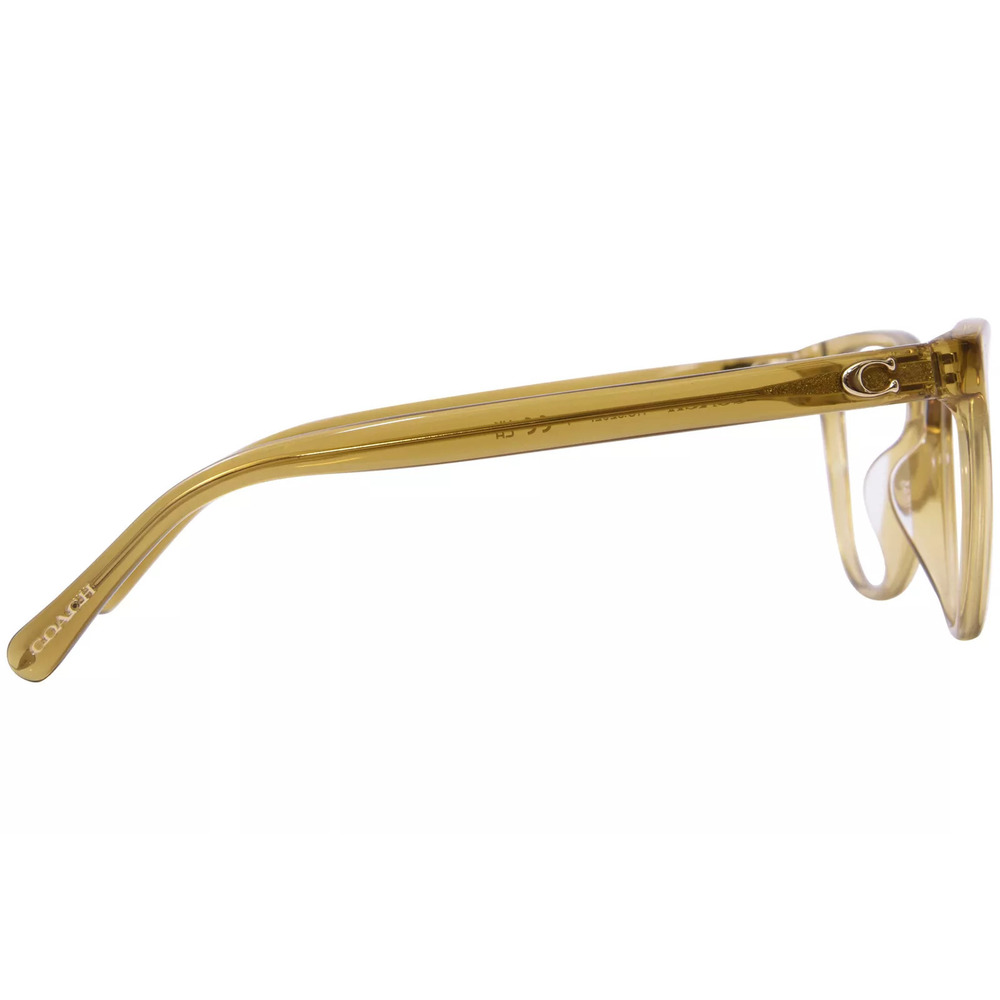 NWT Coach HC6202F-5715-54 5715 Transparent Honey Eyeglasses - Picture 2 of 4